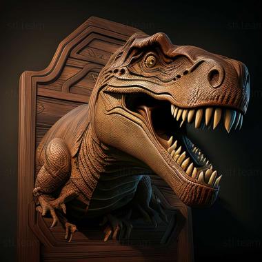 3D model Jurassic Park 3 Dino Defender game (STL)